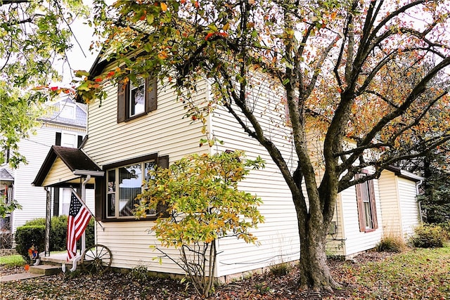 view of home's exterior