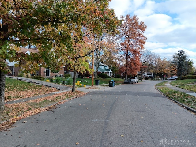 view of road