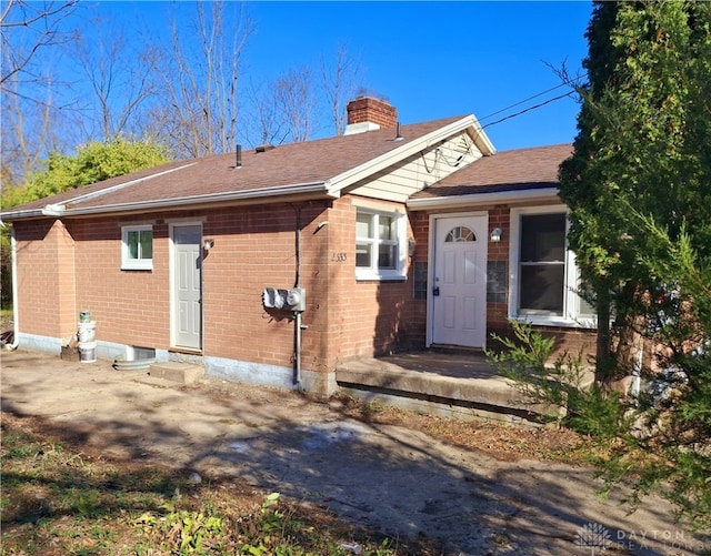 view of front of home