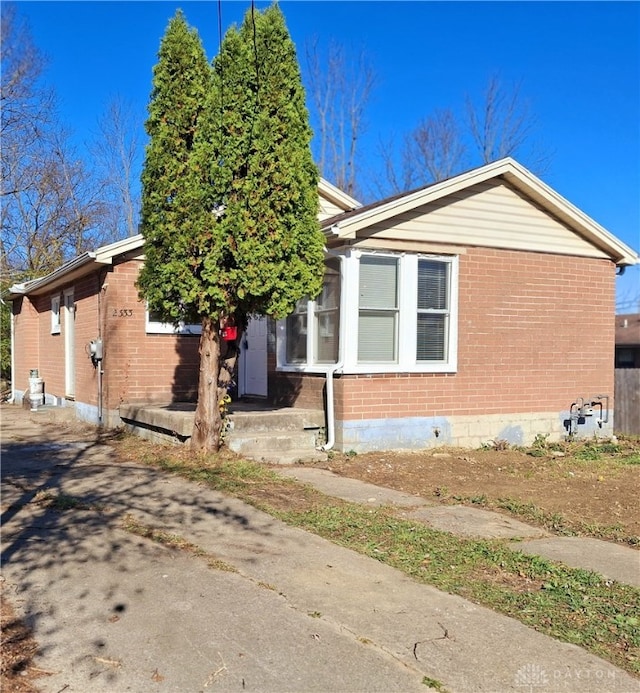 view of home's exterior