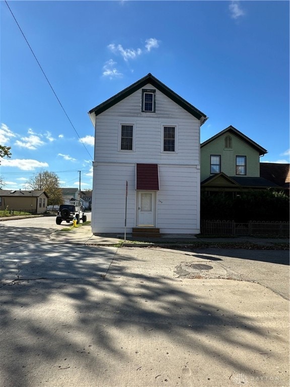 view of rear view of house