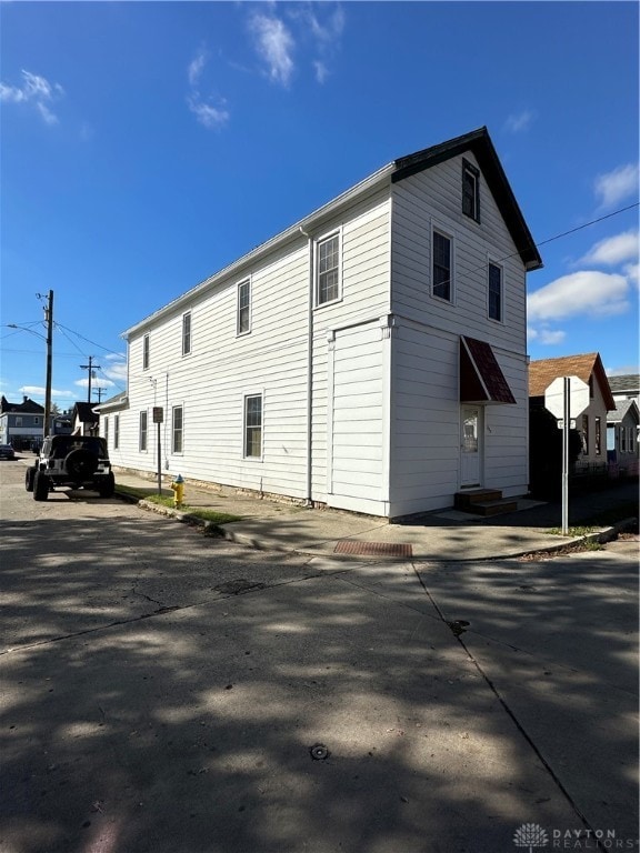 view of side of property