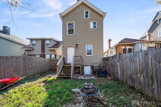 view of back of property