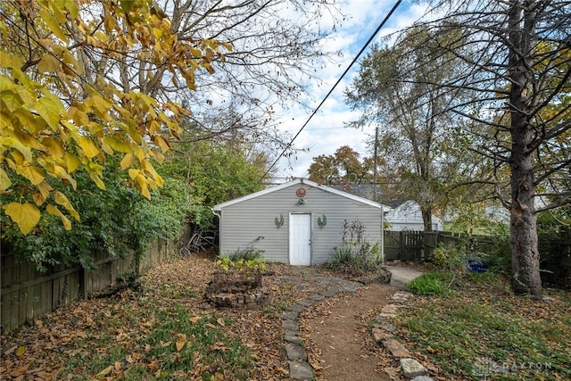 view of outbuilding