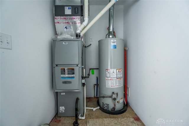 utilities with gas water heater