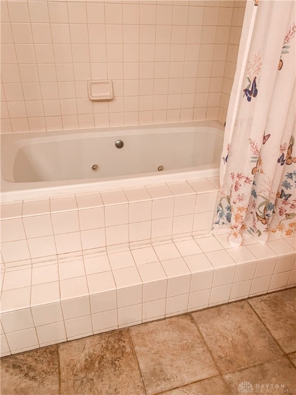 bathroom featuring tile patterned flooring