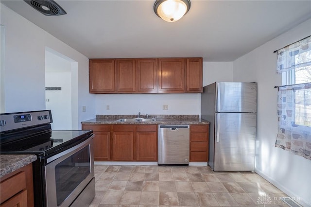 kitchen featuring sink and stainless steel appliances