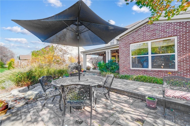 view of patio