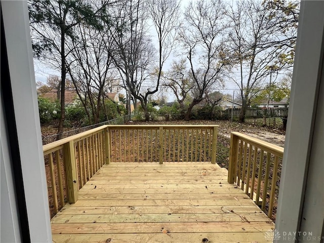 view of deck