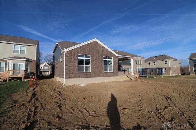 view of rear view of property