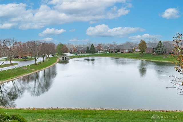 property view of water