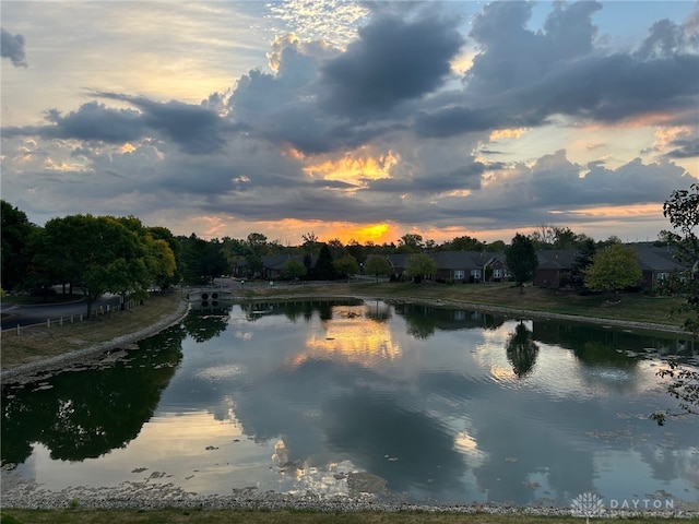 property view of water