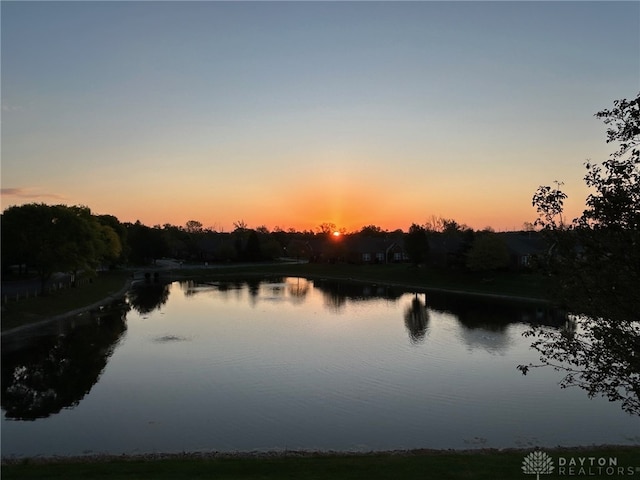 property view of water