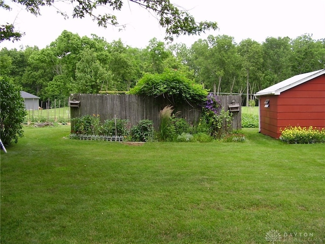 view of yard