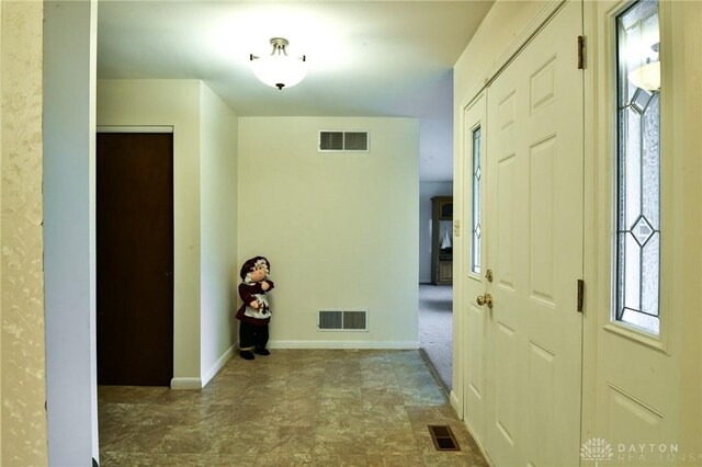 interior space with plenty of natural light