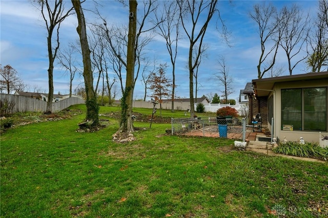 5331 Birchbend Ct, Dayton, OH 45415 - view of yard with a fenced backyard and a patio