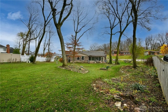5331 Birchbend Ct, Dayton, OH 45415 - view of yard featuring a fenced backyard