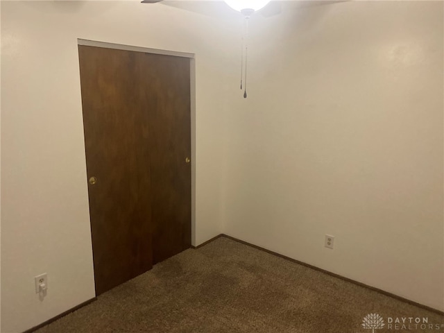 empty room featuring carpet