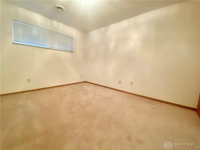 empty room with carpet floors