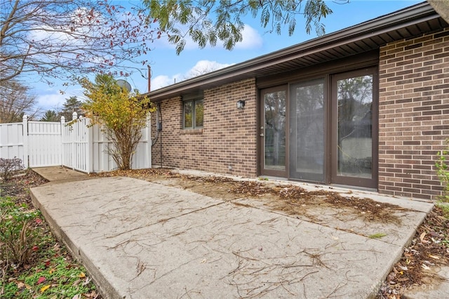 exterior space with a patio