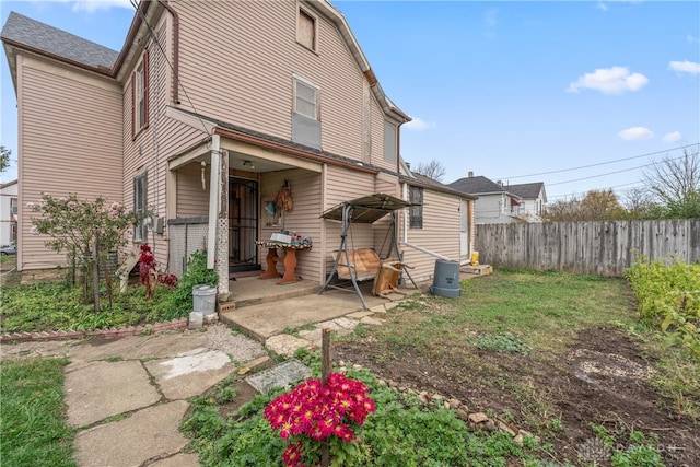 view of rear view of property