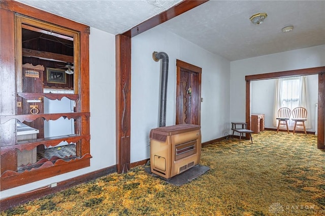 8 W Walnut St, Spring Valley, OH 45370 - corridor featuring carpet flooring and baseboards