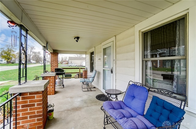 view of patio / terrace featuring a porch