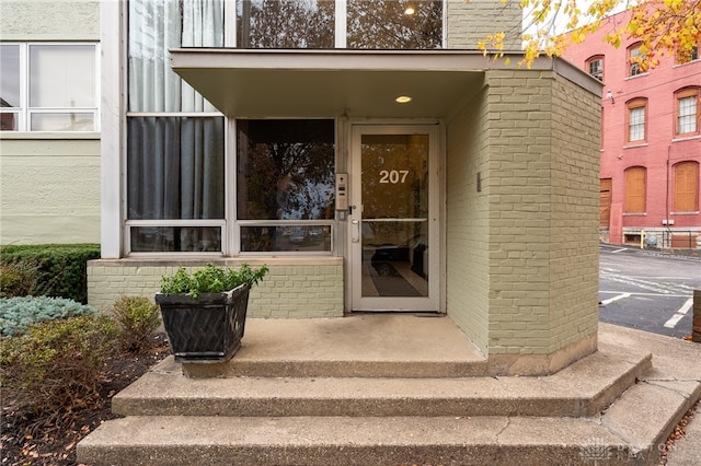 view of entrance to property