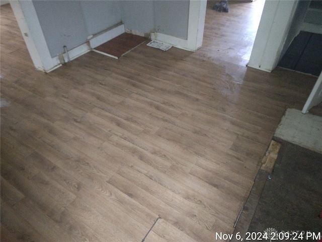 interior details with wood-type flooring