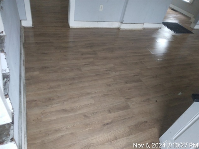 details with hardwood / wood-style floors