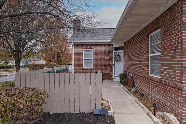 view of entrance to property