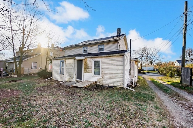 view of rear view of house