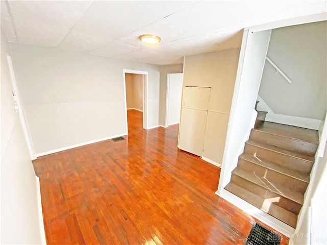 interior space featuring hardwood / wood-style floors