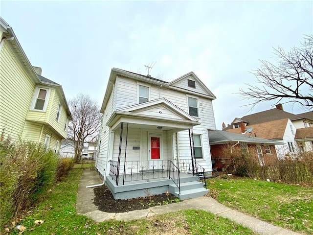 view of front of property