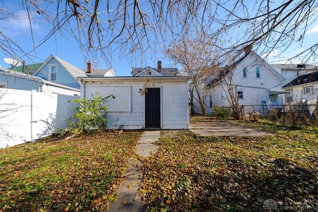 view of rear view of house