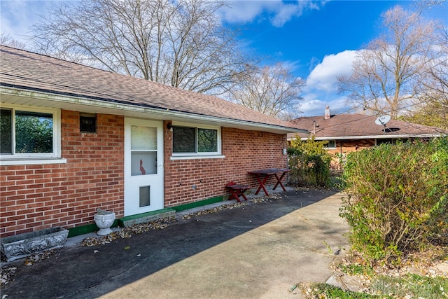 exterior space featuring a patio