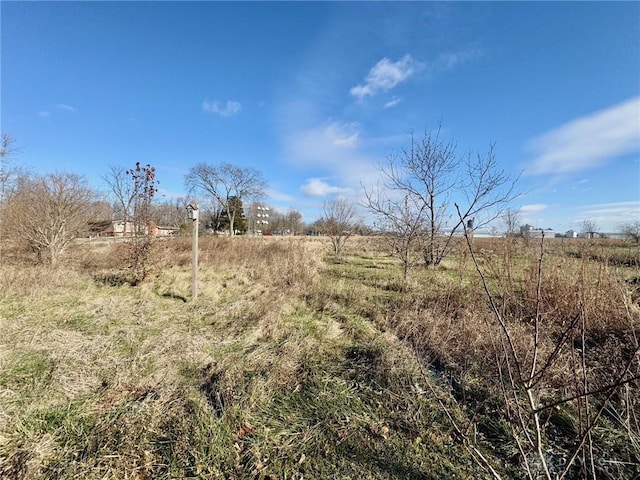 view of landscape with a rural view