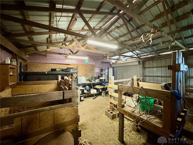 view of horse barn