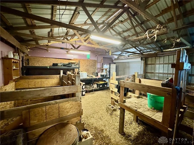 view of stable