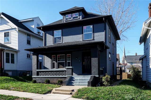 view of front of home featuring a porch