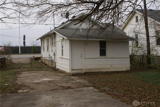 view of side of home