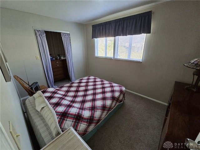 bedroom featuring carpet floors