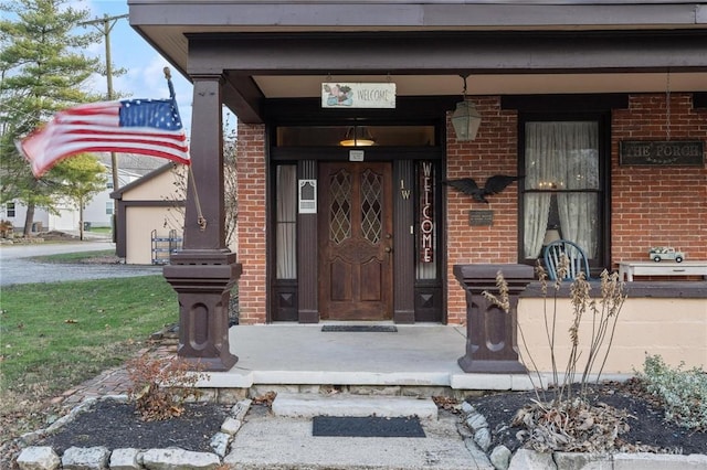 view of entrance to property