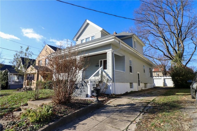 view of front of home