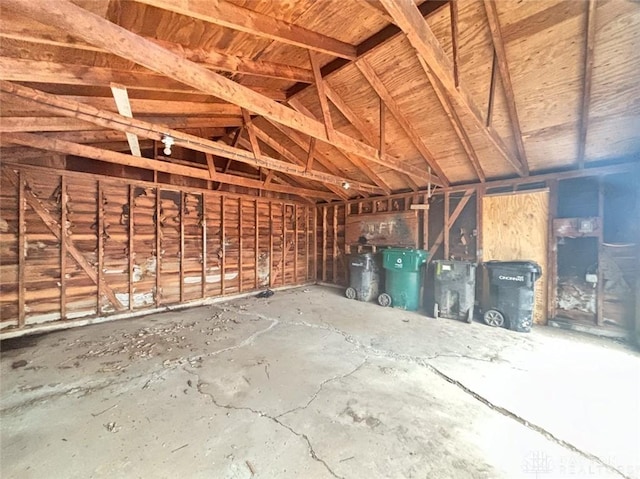 view of storage room