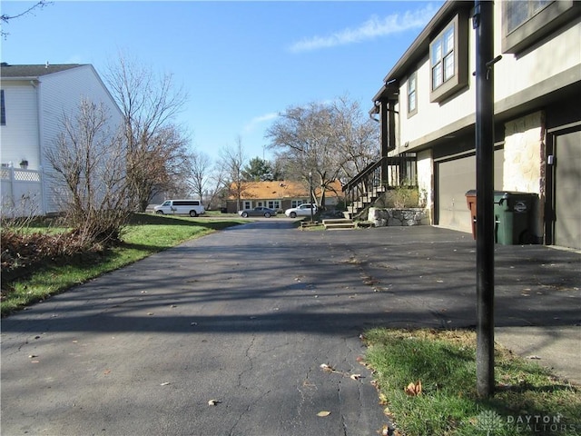 view of road