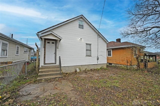 view of rear view of house