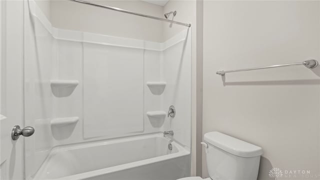 bathroom with  shower combination and toilet