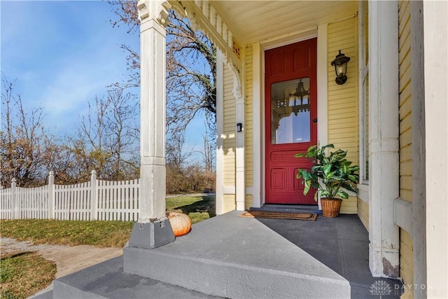 view of entrance to property