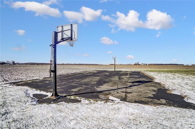 view of sport court